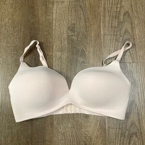 Maidenform Light Pink Wireless T Shirt Bralette Bra Size 2XL